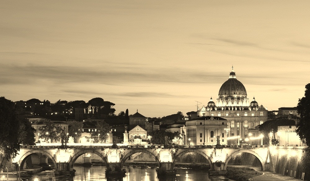 River Tiber in Rome - Italy